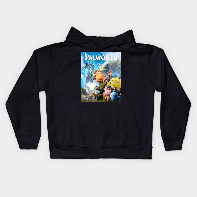 palworld Kids Hoodie by enzo studios